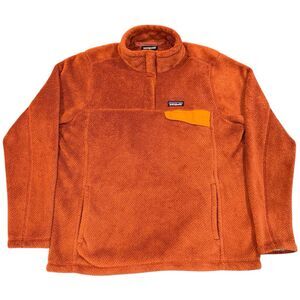 Patagonia Fleece Jacket Womens XL Snap T High Pile Re Tool Pullover Sweatshirt